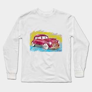 Old Red Plymouth Sketch Long Sleeve T-Shirt